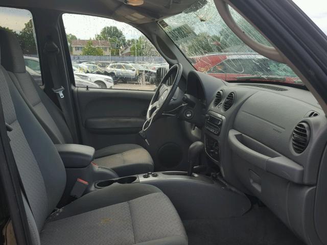 1J4GL38K76W204145 - 2006 JEEP LIBERTY RE BLACK photo 5
