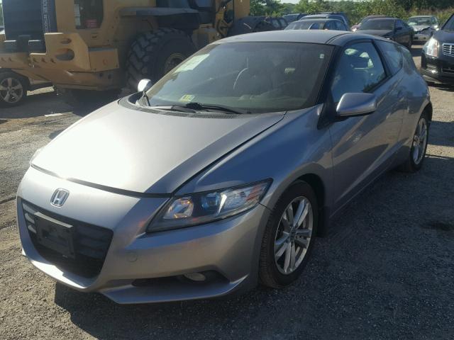 JHMZF1D69BS004564 - 2011 HONDA CR-Z EX SILVER photo 2