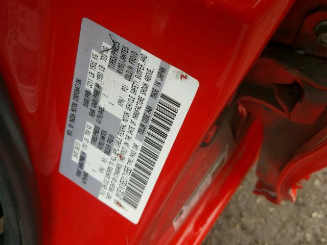 JM1DE1KY8E0171856 - 2014 MAZDA MAZDA2 SPO 红色 照片 10