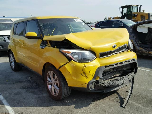 KNDJP3A51F7191262 - 2015 KIA SOUL + YELLOW photo 1