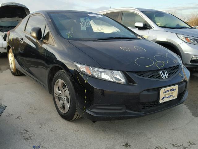 2HGFG3B53DH511155 - 2013 HONDA CIVIC LX BLACK photo 1