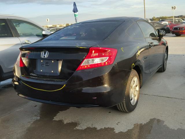 2HGFG3B53DH511155 - 2013 HONDA CIVIC LX BLACK photo 4