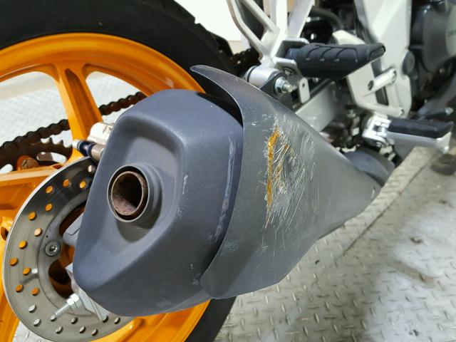 MLHMC4104D5300693 - 2013 HONDA CBR250 R ORANGE photo 16