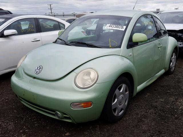 3VWCA21C6XM428142 - 1999 VOLKSWAGEN NEW BEETLE Yaşıl foto 2