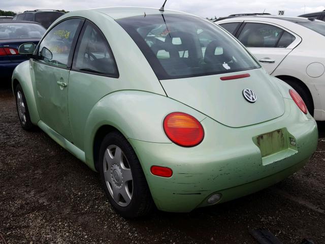 3VWCA21C6XM428142 - 1999 VOLKSWAGEN NEW BEETLE Yaşıl foto 3