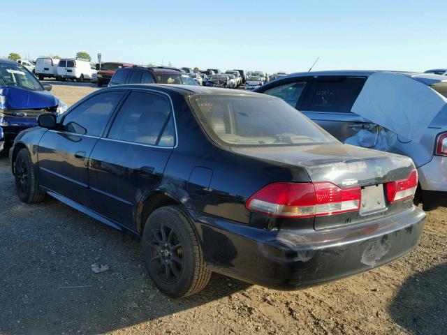 1HGCG56631A143023 - 2001 HONDA ACCORD EX BLACK photo 3