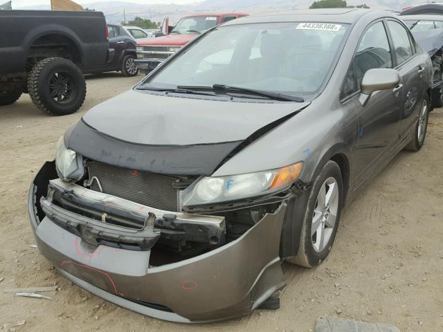 1HGFA16908L084447 - 2008 HONDA CIVIC EXL 灰色 照片 2