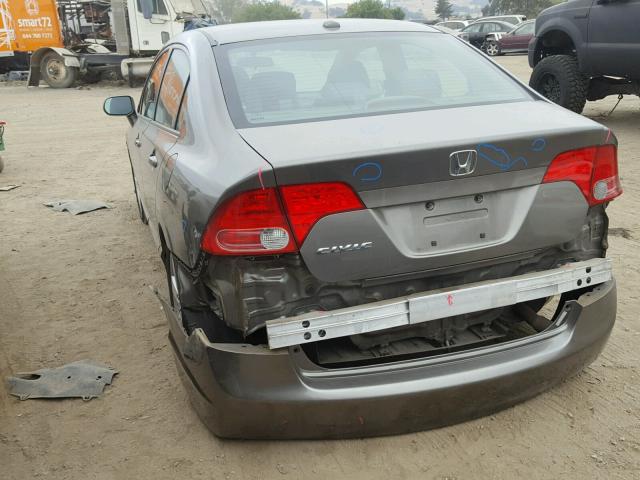 1HGFA16908L084447 - 2008 HONDA CIVIC EXL 灰色 照片 3
