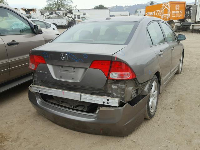 1HGFA16908L084447 - 2008 HONDA CIVIC EXL 灰色 照片 4