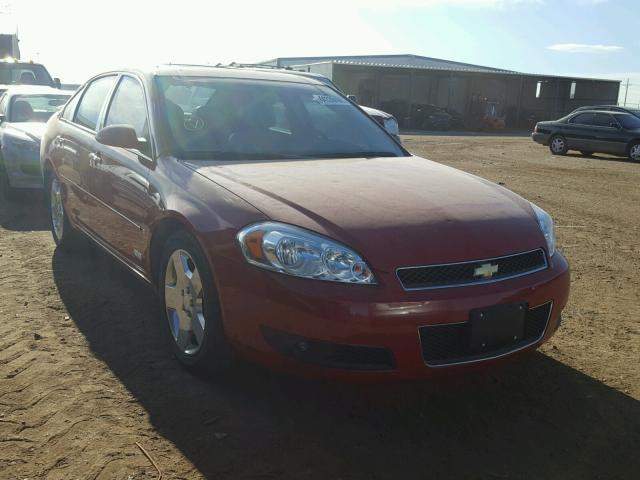 2G1WD58CX81262577 - 2008 CHEVROLET IMPALA SUP RED photo 1