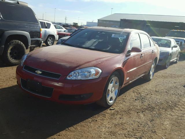 2G1WD58CX81262577 - 2008 CHEVROLET IMPALA SUP 红色 照片 2