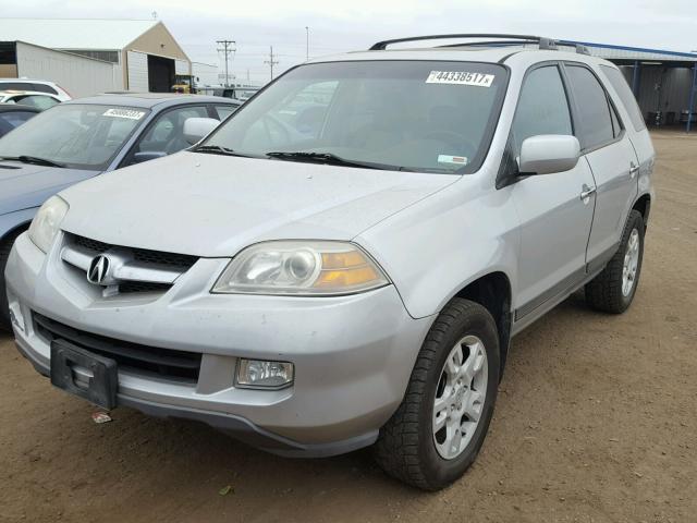 2HNYD18674H546408 - 2004 ACURA MDX TOURIN SILVER photo 2