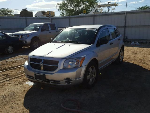 1B3HB48B37D306883 - 2007 DODGE CALIBER SX SILVER photo 2