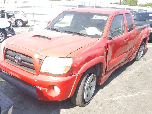 5TETU22N96Z259343 - 2006 TOYOTA TACOMA X-R RED photo 2