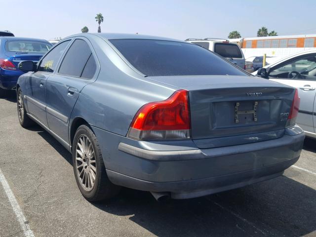 YV1RS58D832252569 - 2003 VOLVO S60 2.4T BLUE photo 3