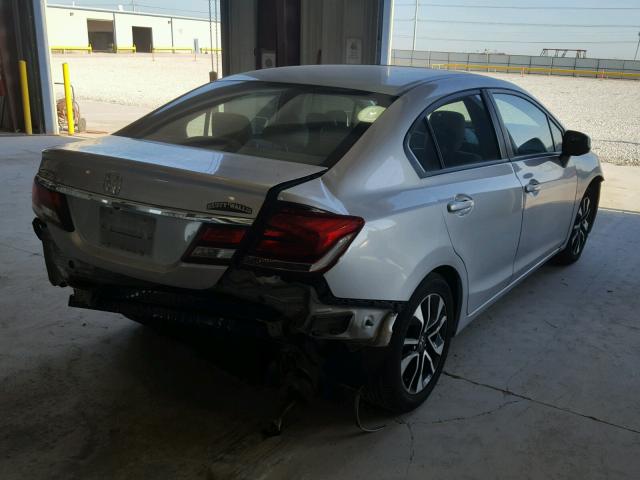 19XFB2F91DE010247 - 2013 HONDA CIVIC EXL 银色 照片 4