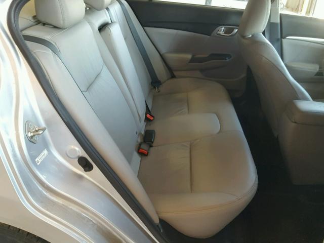 19XFB2F91DE010247 - 2013 HONDA CIVIC EXL 银色 照片 6