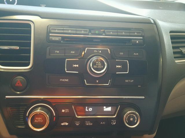 19XFB2F91DE010247 - 2013 HONDA CIVIC EXL 银色 照片 9