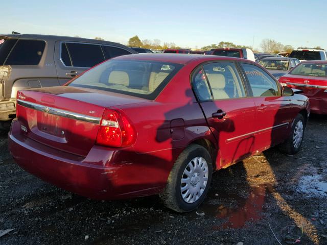 1G1ZT51F86F288167 - 2006 CHEVROLET MALIBU MAROON photo 4