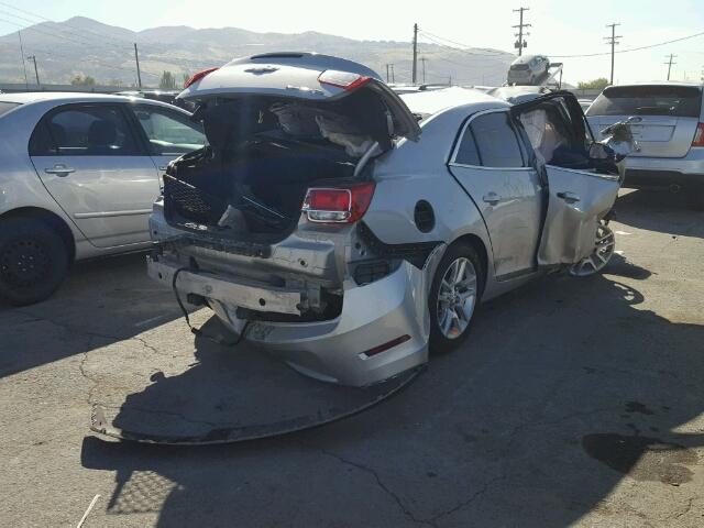 1G11D5RR6DF118945 - 2013 CHEVROLET MALIBU 1LT 银色 照片 4