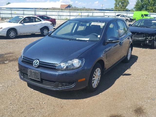 WVWDA7AJ8CW111248 - 2012 VOLKSWAGEN GOLF BLUE photo 2