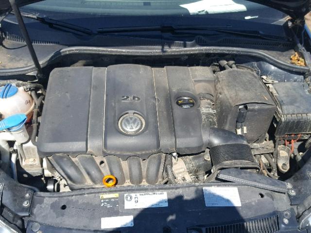 WVWDA7AJ8CW111248 - 2012 VOLKSWAGEN GOLF BLUE photo 7