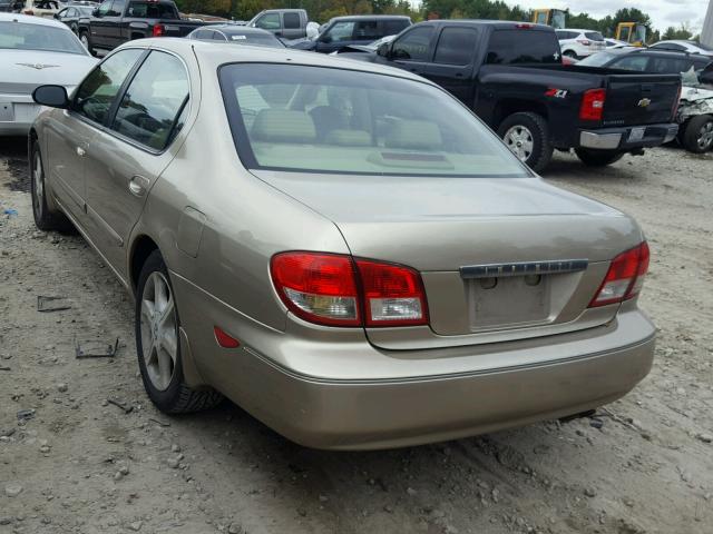 JNKDA31A42T004138 - 2002 INFINITI I35 TAN photo 3