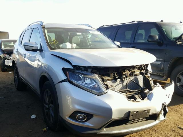 5N1AT2MV3GC864056 - 2016 NISSAN ROGUE S SILVER photo 1