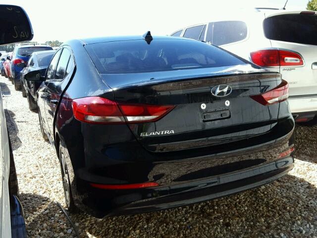 5NPD84LF3HH189923 - 2017 HYUNDAI ELANTRA SE BLACK photo 3