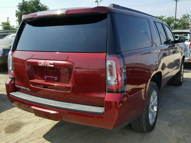 1GKS1GKC8GR385288 - 2016 GMC YUKON XL C BURGUNDY photo 4