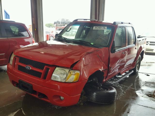 1FMDU77K75UB93538 - 2005 FORD EXPLORER S RED photo 2