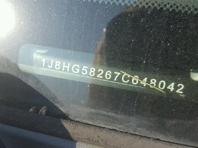 1J8HG58267C648042 - 2007 JEEP COMMANDER Gümüş foto 10