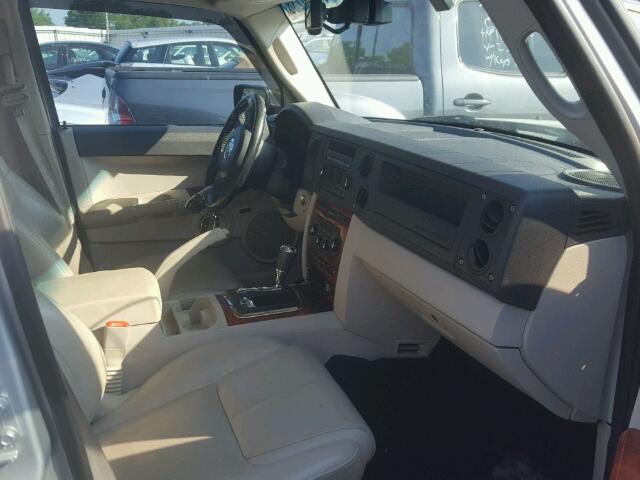 1J8HG58267C648042 - 2007 JEEP COMMANDER Gümüş foto 5