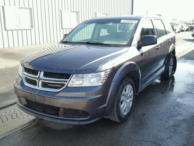 3C4PDCAB8FT509995 - 2015 DODGE JOURNEY SE CHARCOAL photo 2