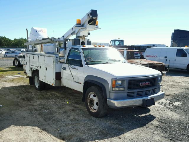 1GDKC34J1XF078682 - 1999 GMC SIERRA WHITE photo 1