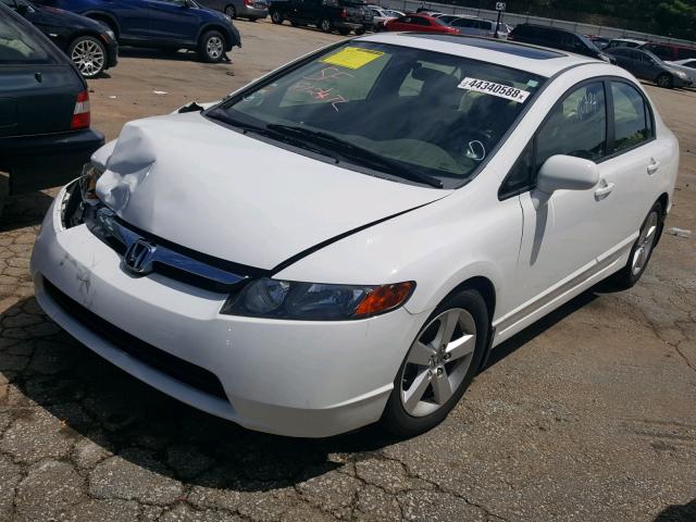 2HGFA16978H520210 - 2008 HONDA CIVIC EXL თეთრი ფოტო 2