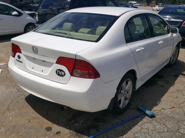 2HGFA16978H520210 - 2008 HONDA CIVIC EXL თეთრი ფოტო 4