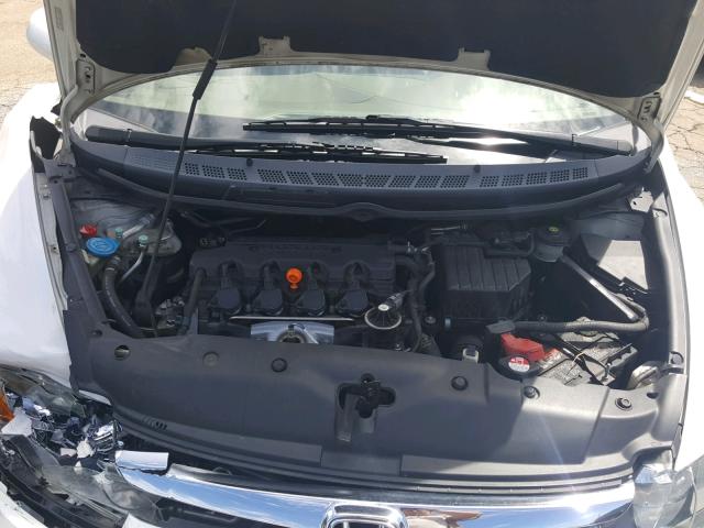 2HGFA16978H520210 - 2008 HONDA CIVIC EXL თეთრი ფოტო 7