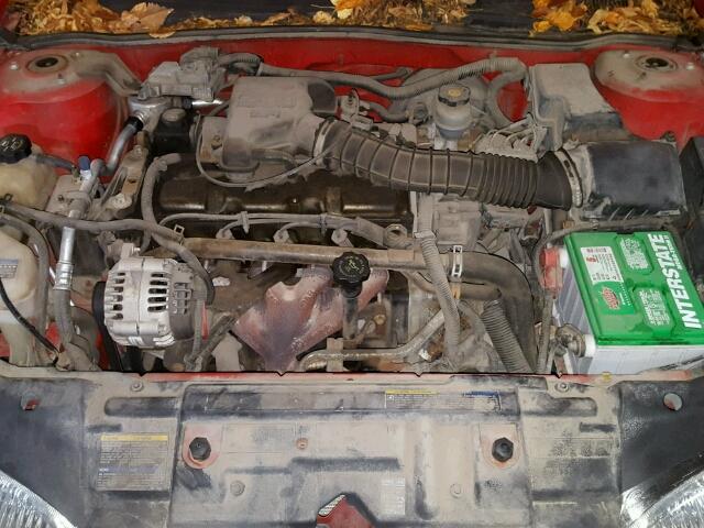 1G1JC124427278372 - 2002 CHEVROLET CAVALIER RED photo 7