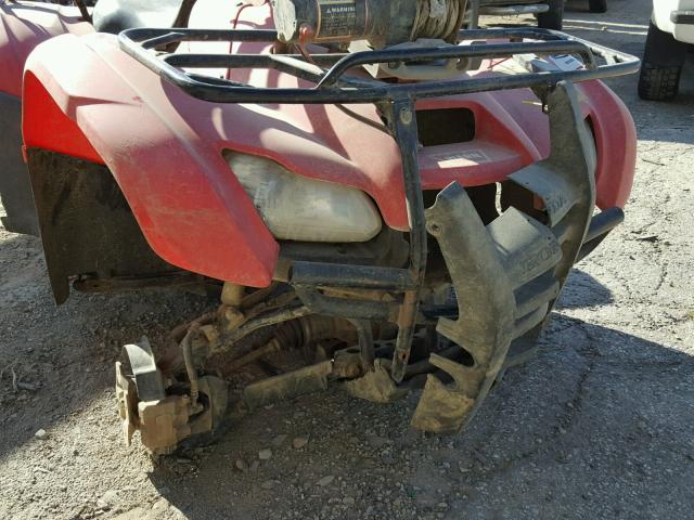 1HFTE354BC4502365 - 2012 HONDA TRX420 FE RED photo 9