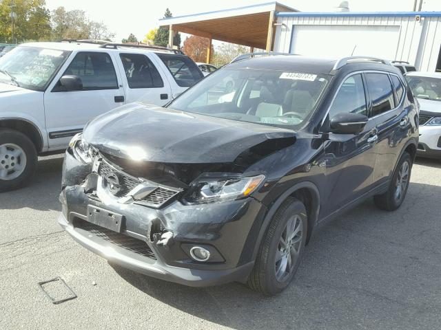 5N1AT2MV0FC914197 - 2015 NISSAN ROGUE S BLACK photo 2