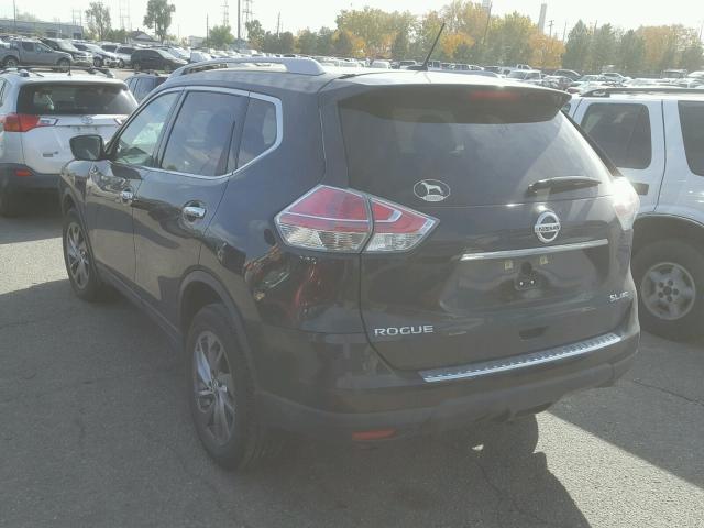 5N1AT2MV0FC914197 - 2015 NISSAN ROGUE S BLACK photo 3