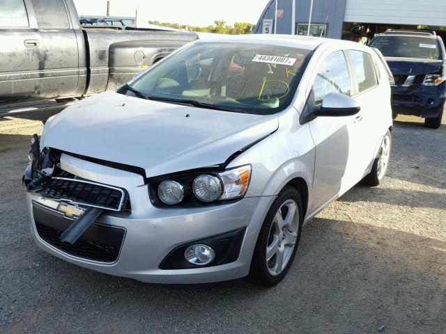 1G1JF6SB3E4158894 - 2014 CHEVROLET SONIC LTZ SILVER photo 2