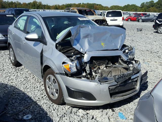 1G1JA5SH5E4221989 - 2014 CHEVROLET SONIC LS SILVER photo 1