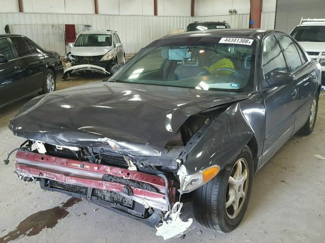 2G4WF551421174924 - 2002 BUICK REGAL GS BLACK photo 2