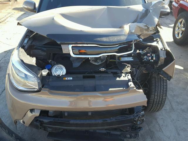 KNDJP3A50E7020727 - 2014 KIA SOUL + BROWN photo 7