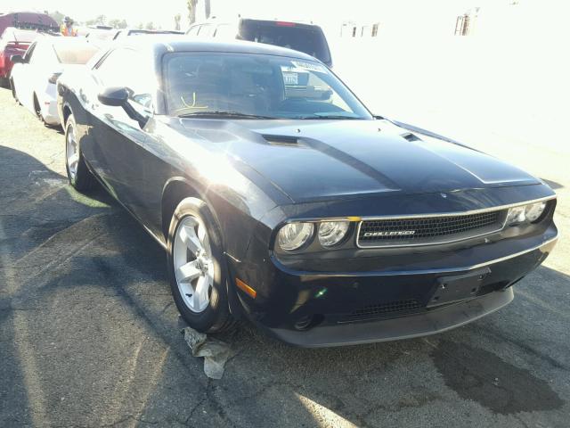 2C3CDYAG7EH204376 - 2014 DODGE CHALLENGER BLACK photo 1