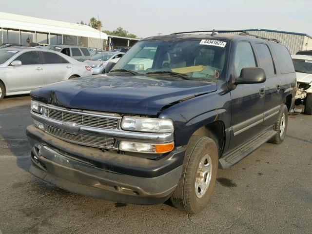 1GNEC16Z46J127854 - 2006 CHEVROLET SUBURBAN C BLUE photo 2