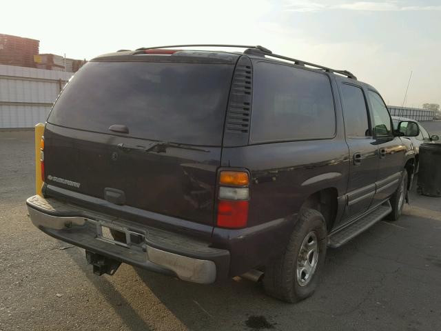 1GNEC16Z46J127854 - 2006 CHEVROLET SUBURBAN C BLUE photo 4