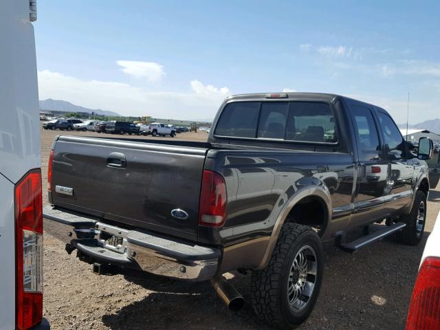 1FTWW31PX6EC57944 - 2006 FORD F350 SRW S CHARCOAL photo 4